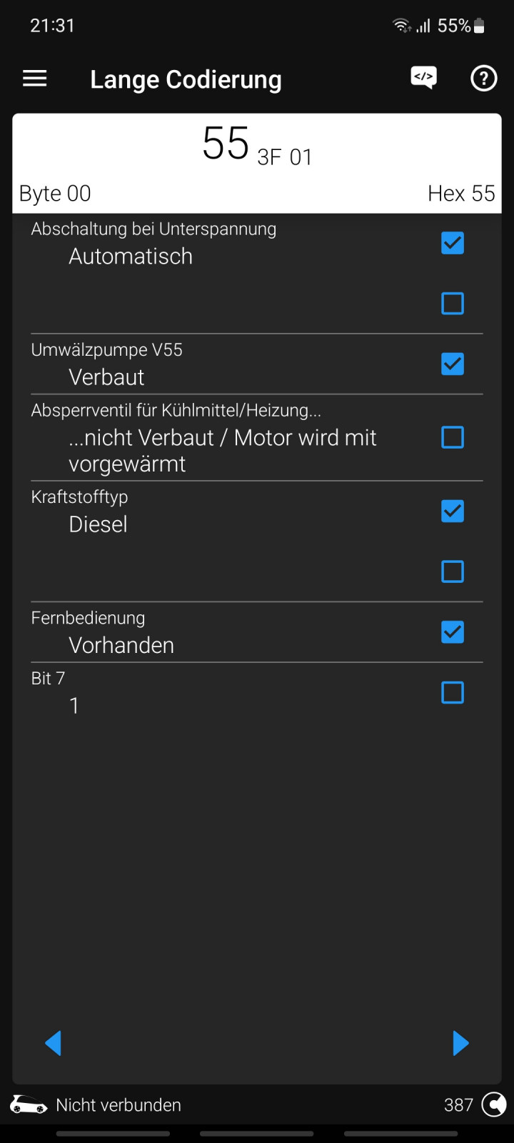 Standheizung ohne Motorvorwärmung