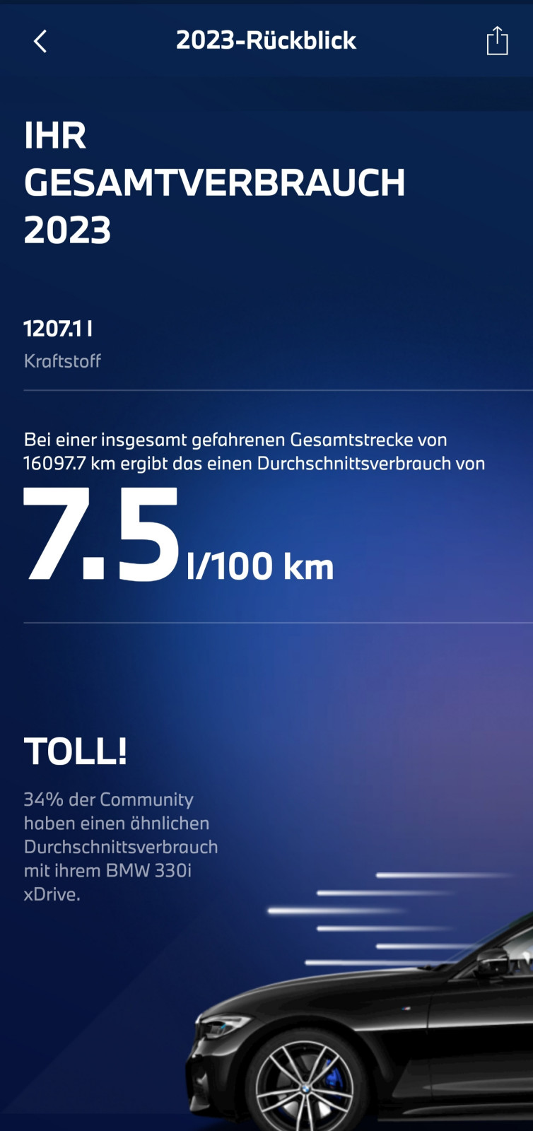 My BMW-App: Meine Fahrten