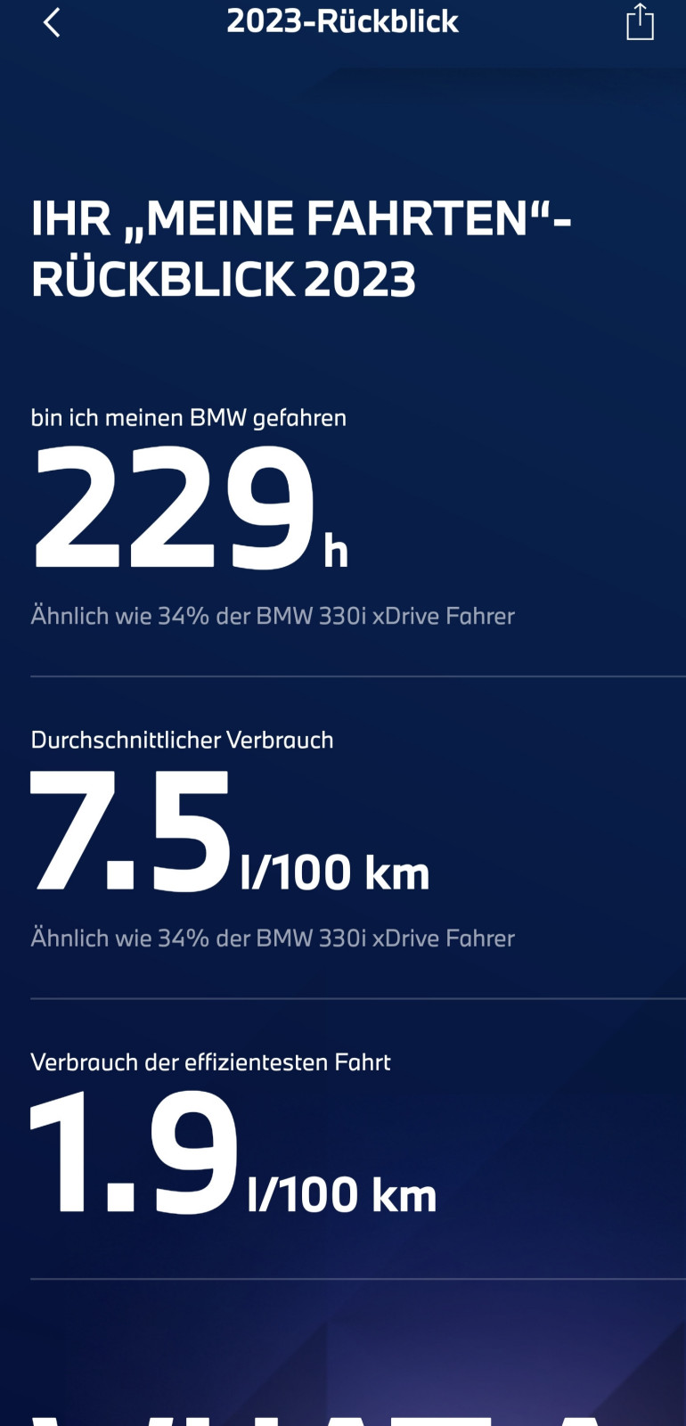 My BMW-App: Meine Fahrten