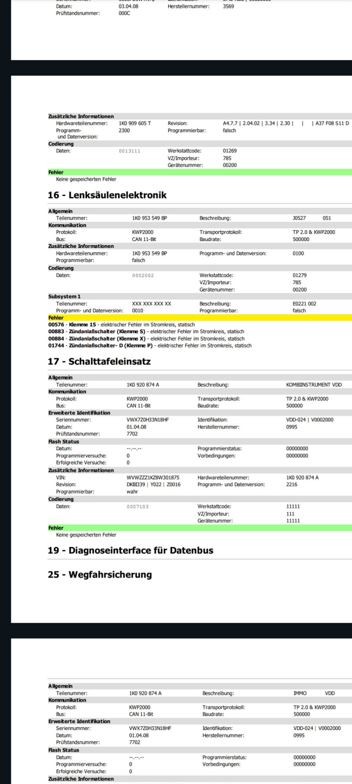 Auto startet nicht mehr