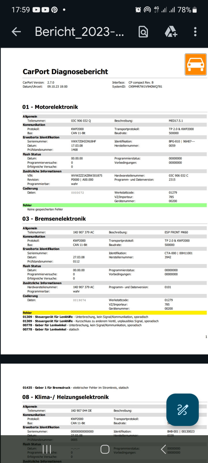 Auto startet nicht mehr