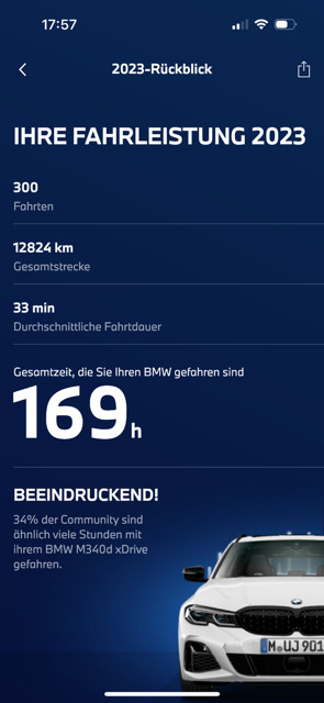 My BMW-App: Meine Fahrten