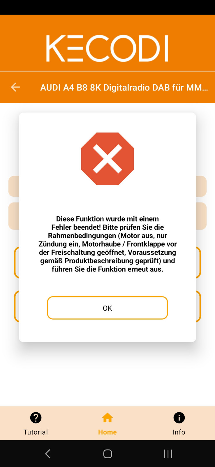 Nachgerüstetes DAB+ keine Slide Show
