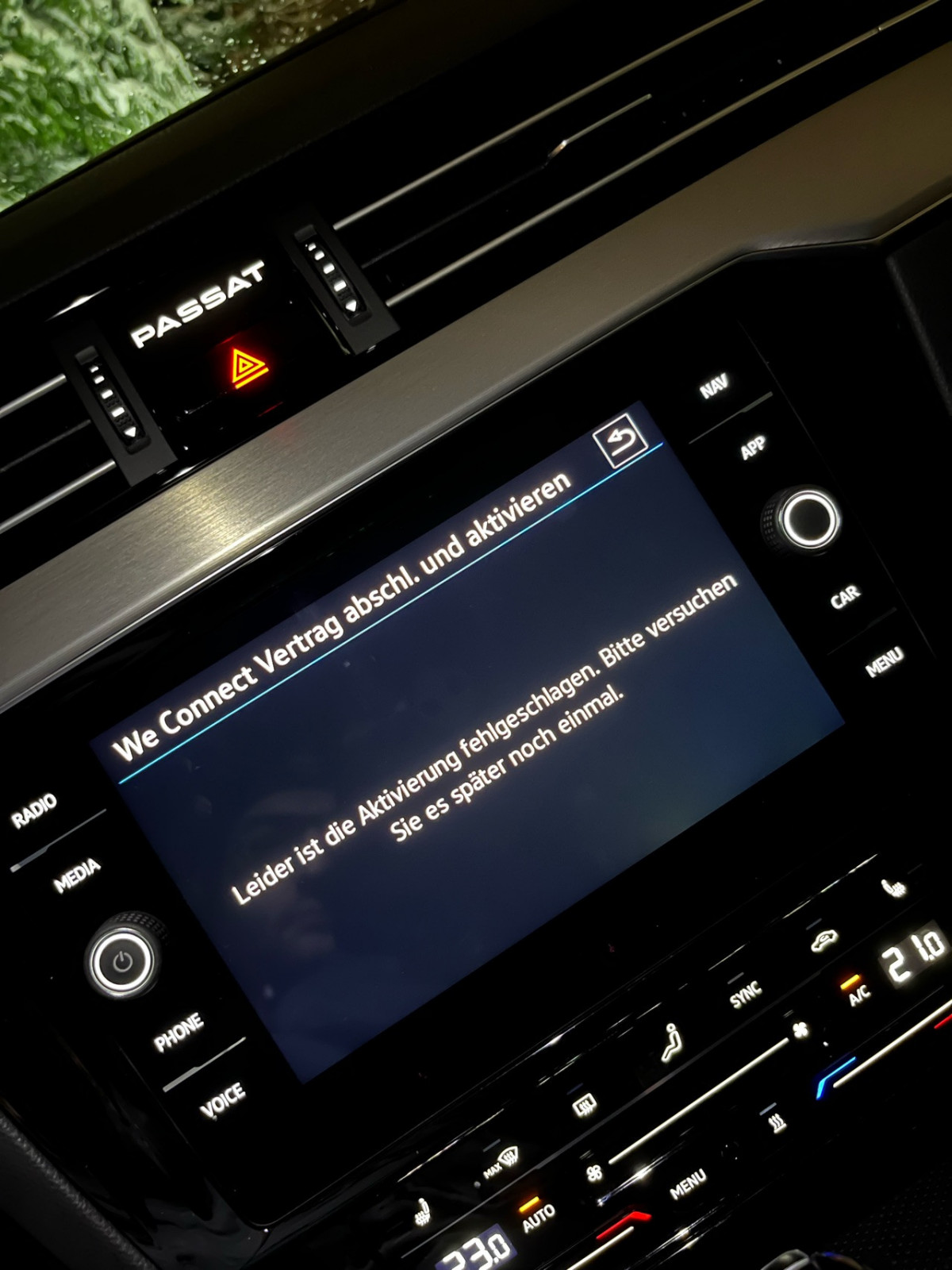 Front assist nicht verfügbar. MJ 2021