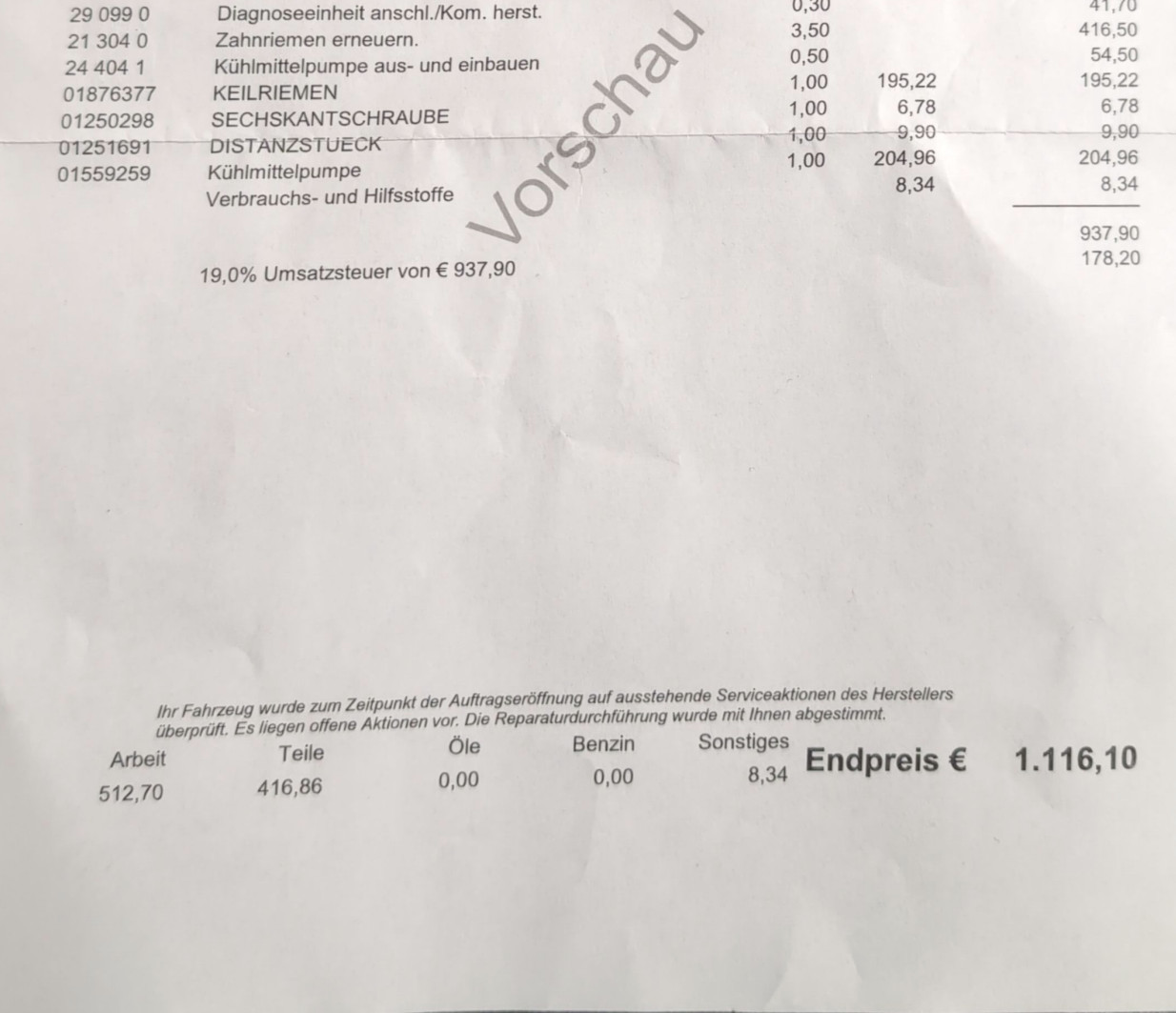 S-Max mit Mororschaden?