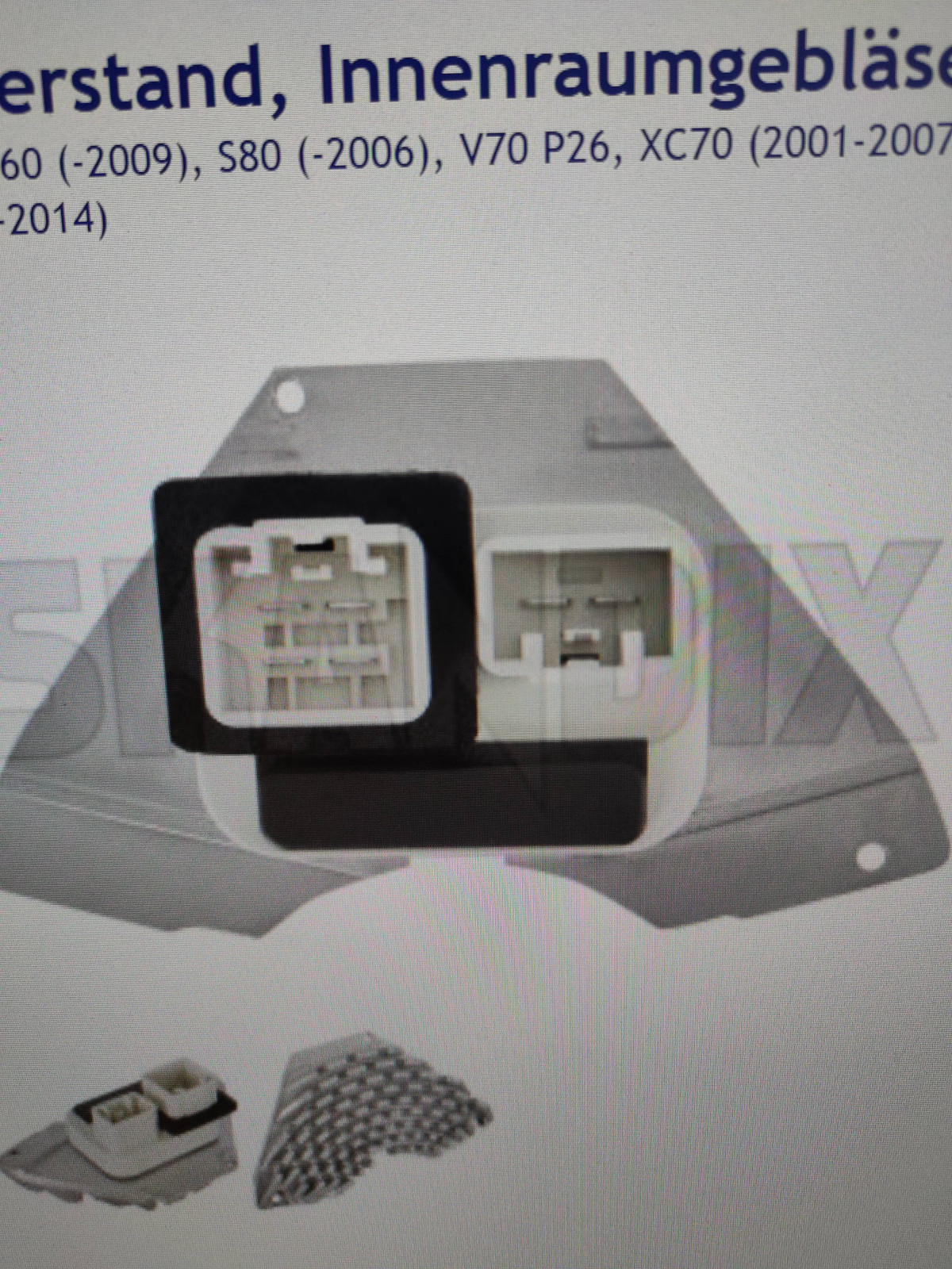 Gebläse 4 Polig manuell laufen lassen für eine Standheizung