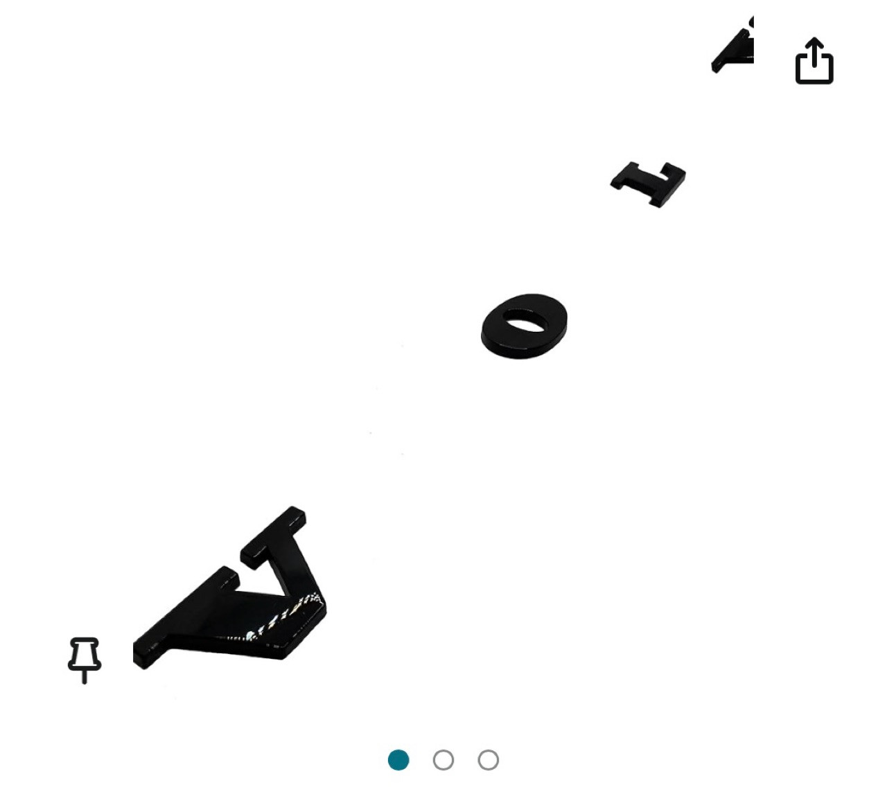 Schwarze Anbauteile V60 II R