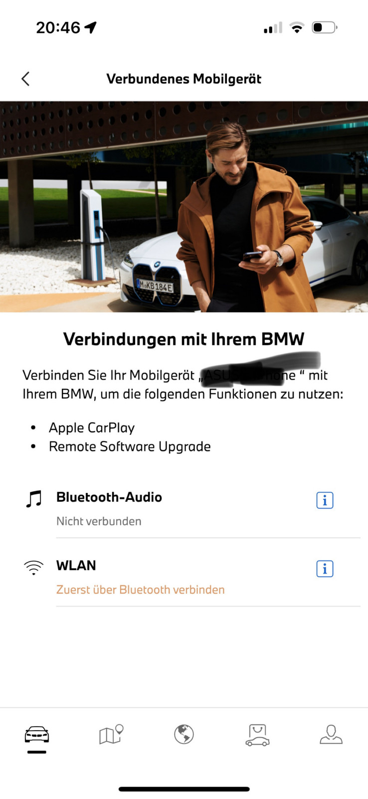 BMW X5 50e Sim Reader verbindet nicht!