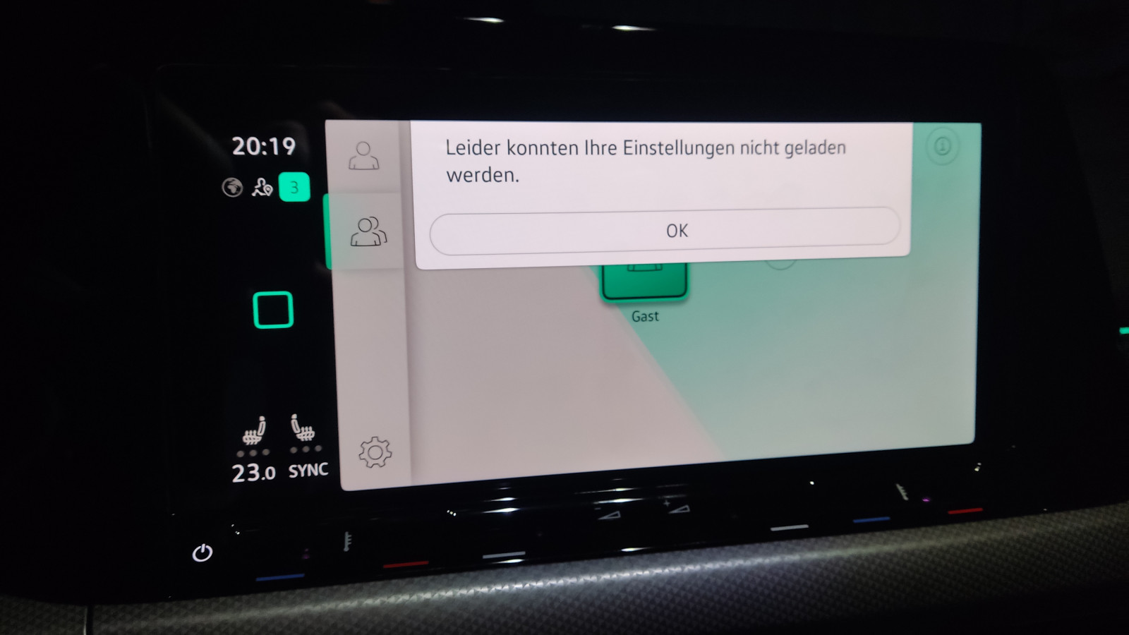 Hauptnutzer lässt sich nicht anlegen - We connect Einrichtung