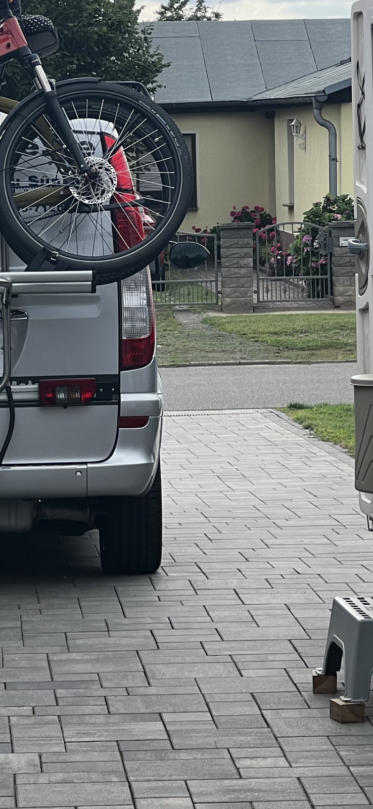 Mercedes W639 Marco Polo Heckfahrradträger Lichtleiste