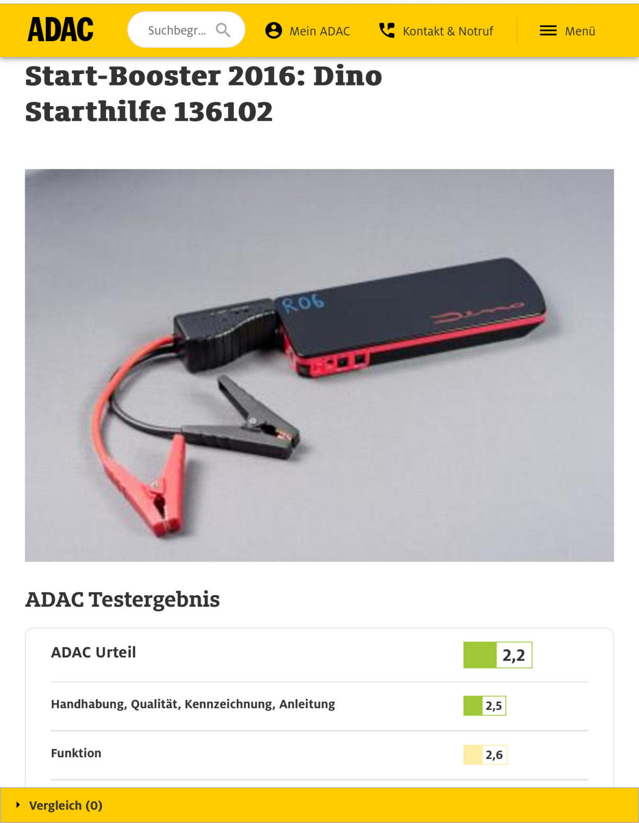 Powerbank Starthilfe
