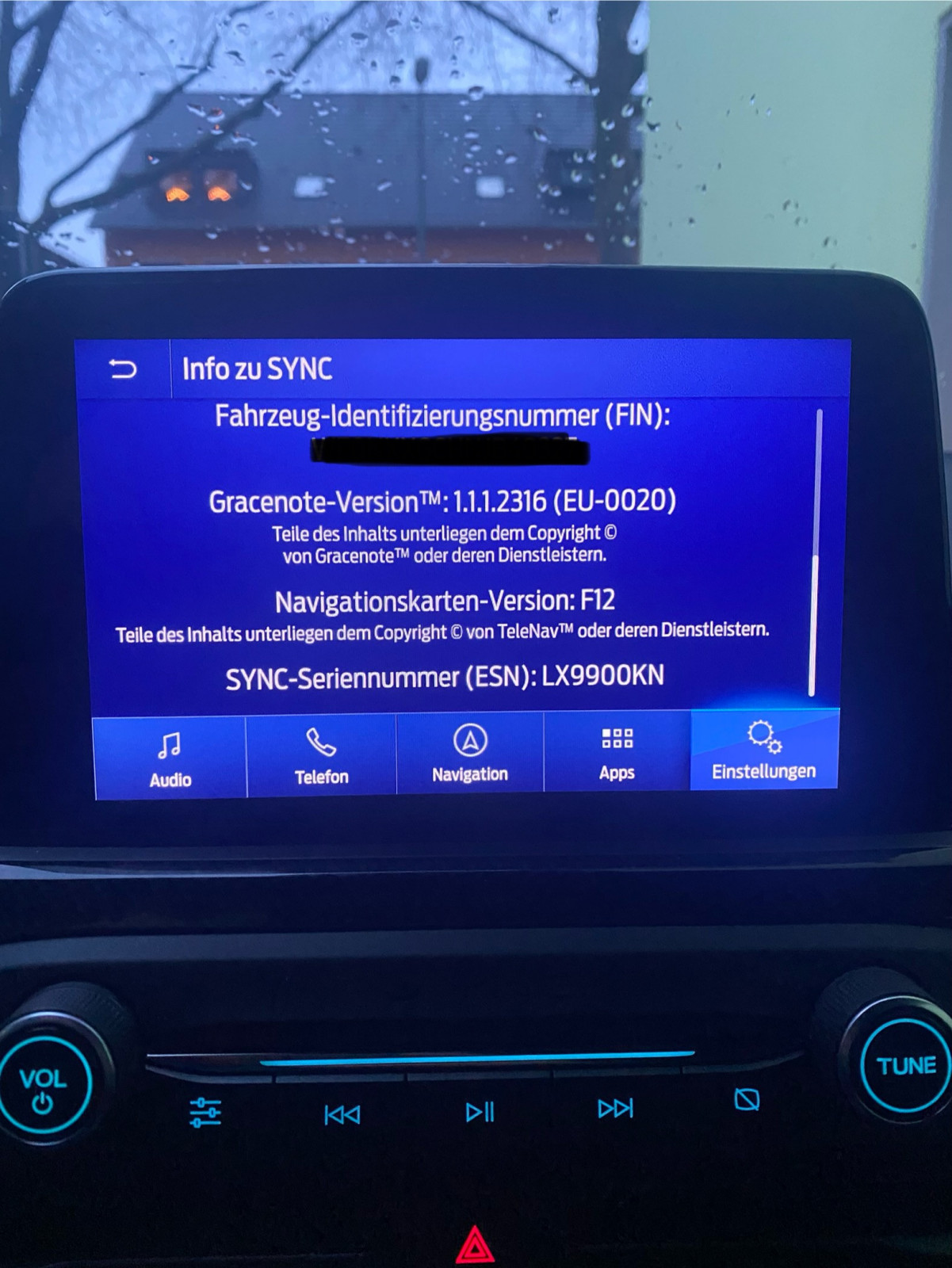 Navi/infortament fällt aus
