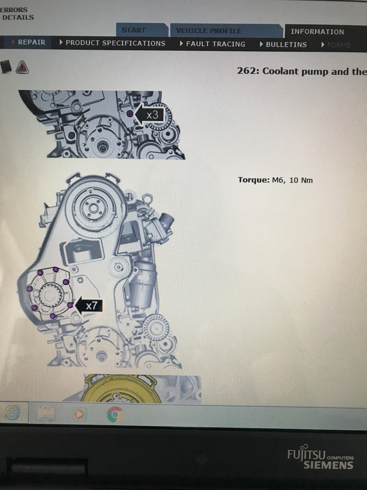 Volvo V50 2.5 D5 2007 Wasserpumpe