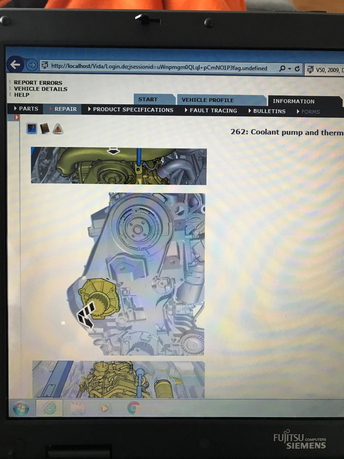 Volvo V50 2.5 D5 2007 Wasserpumpe