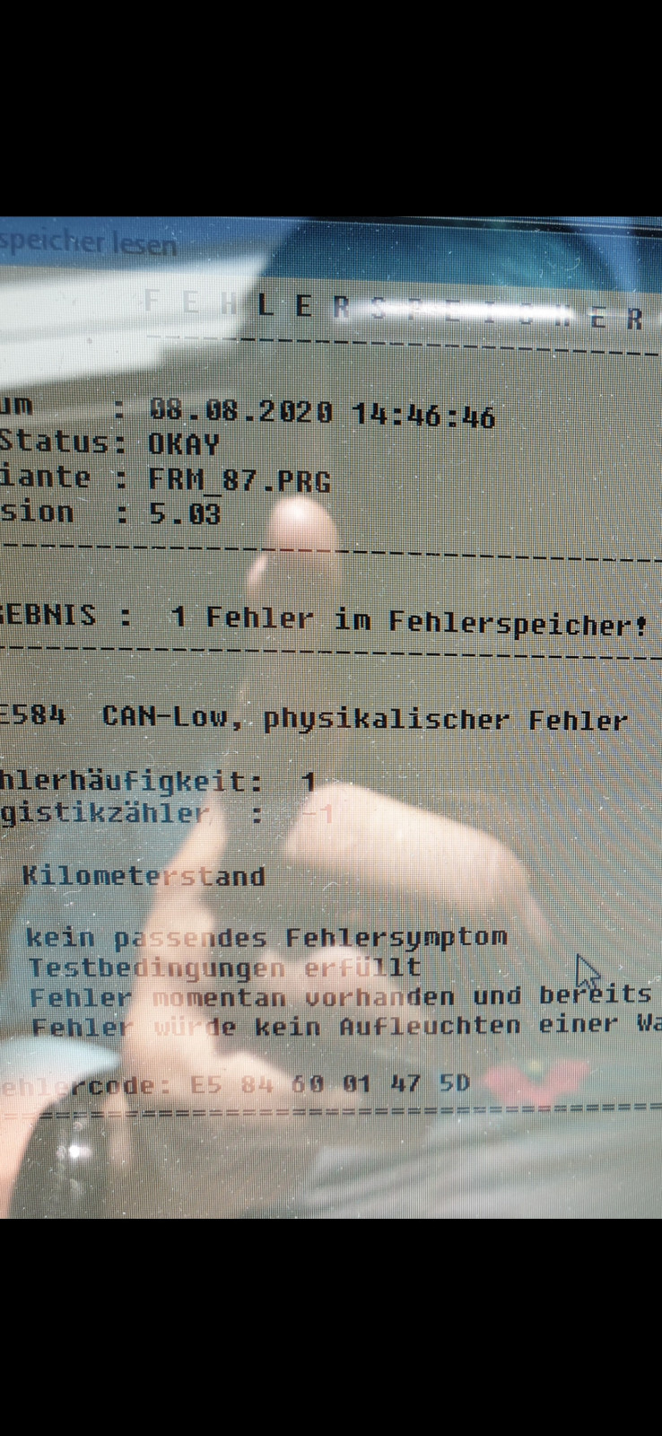 Can bus leitung high and low. stromlaufplan