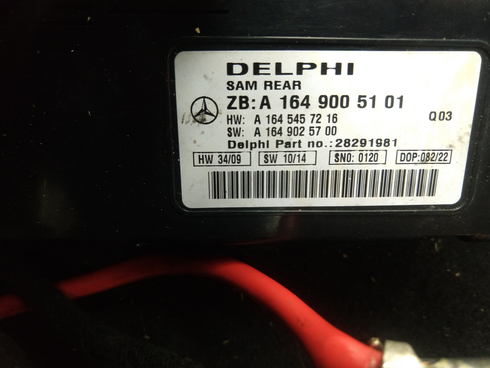 Steuergerät ML W 164 A164 900 51 01