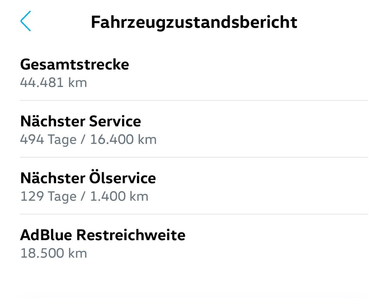 Ölwechsel Intervall