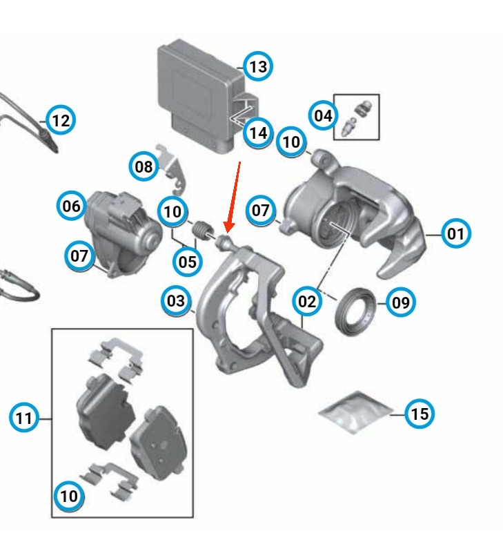F10/F11: Brembeläge HA selbst wechseln