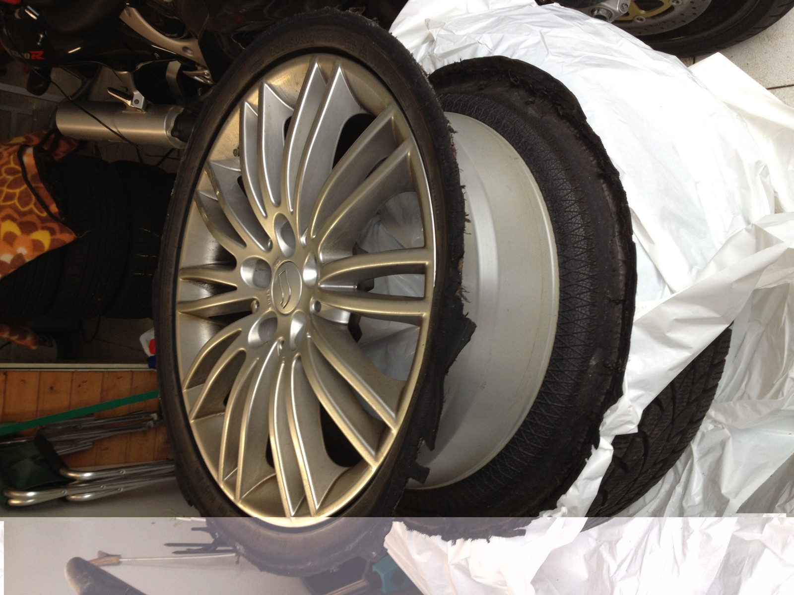 Reifen Platten beim A6 4F 3.0 tdi Quattro FL