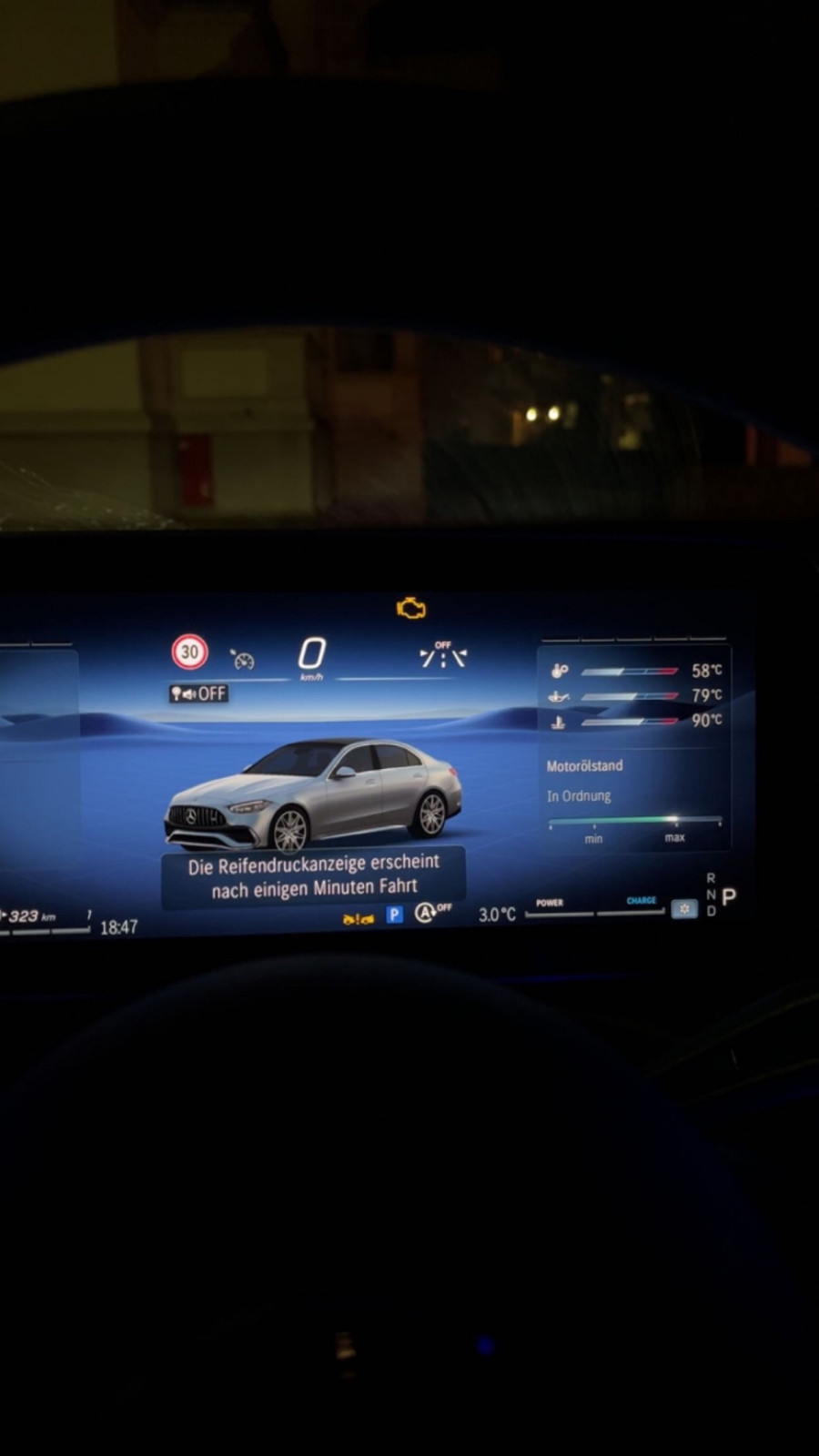 Motorkontrollleuchte nach start 3-4 sekunden da dann weg.