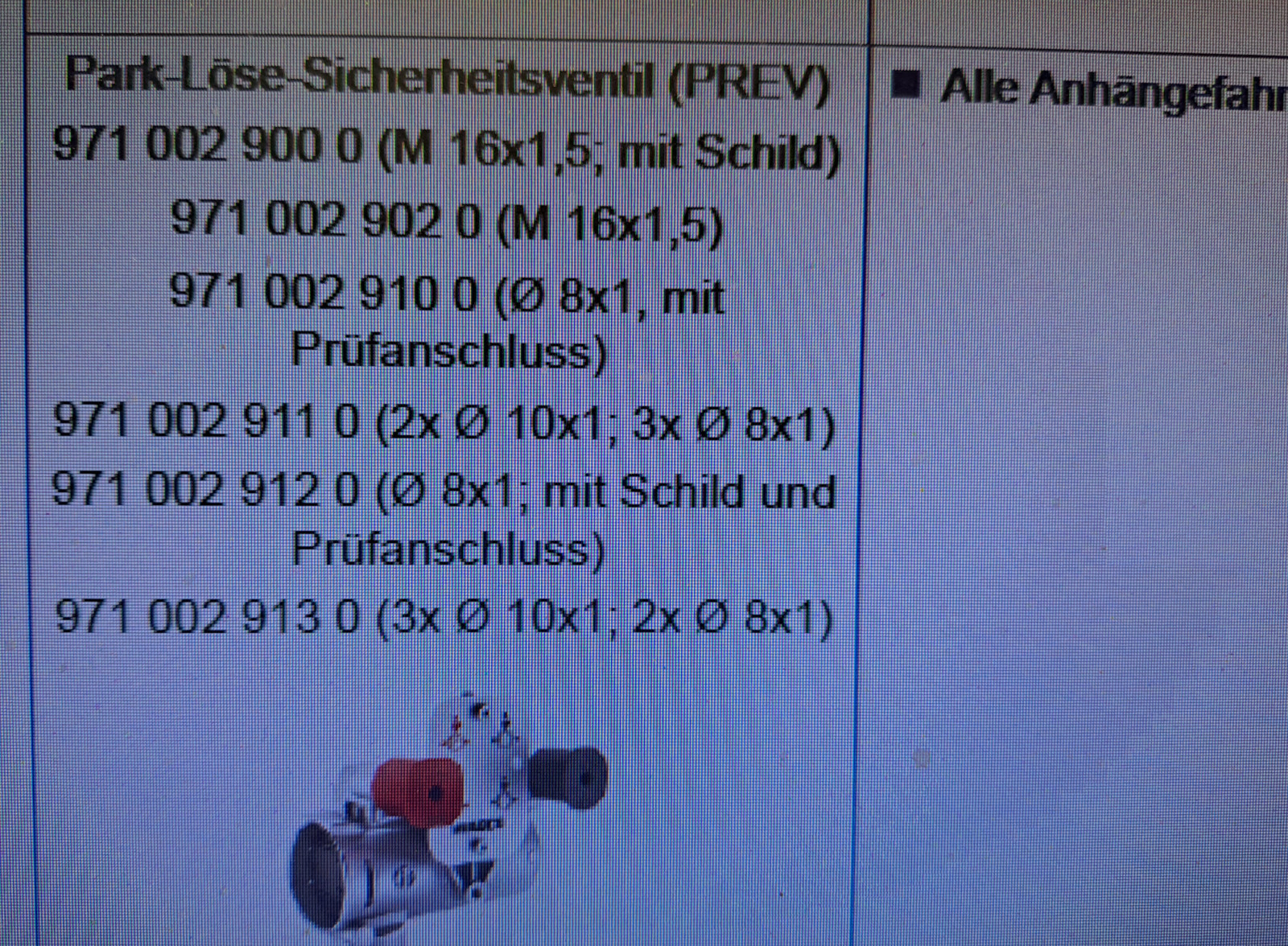 Druckverlust an den Geräuschedämpfern am Achsmodulator