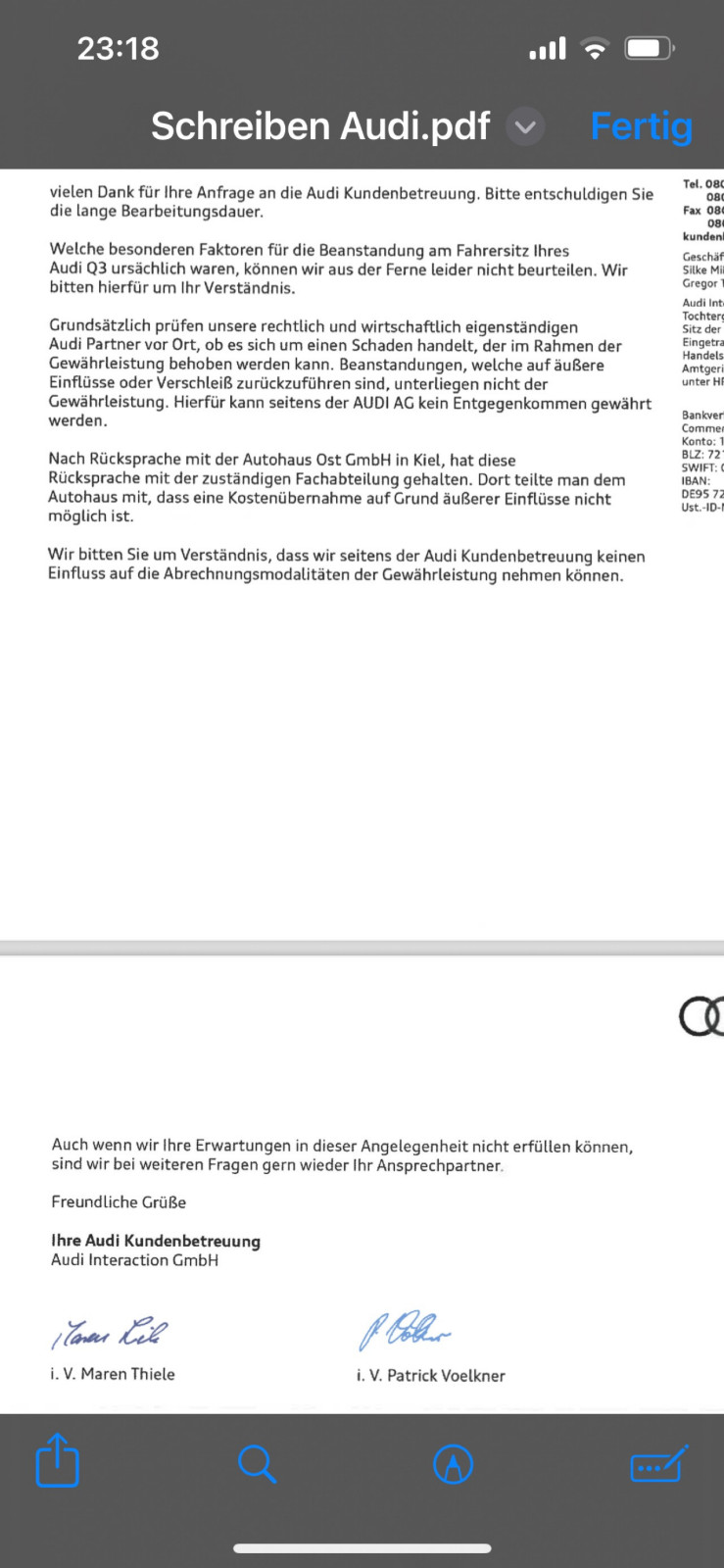 Kunstleder mono.pur - Verschlissene Sitzbezüge