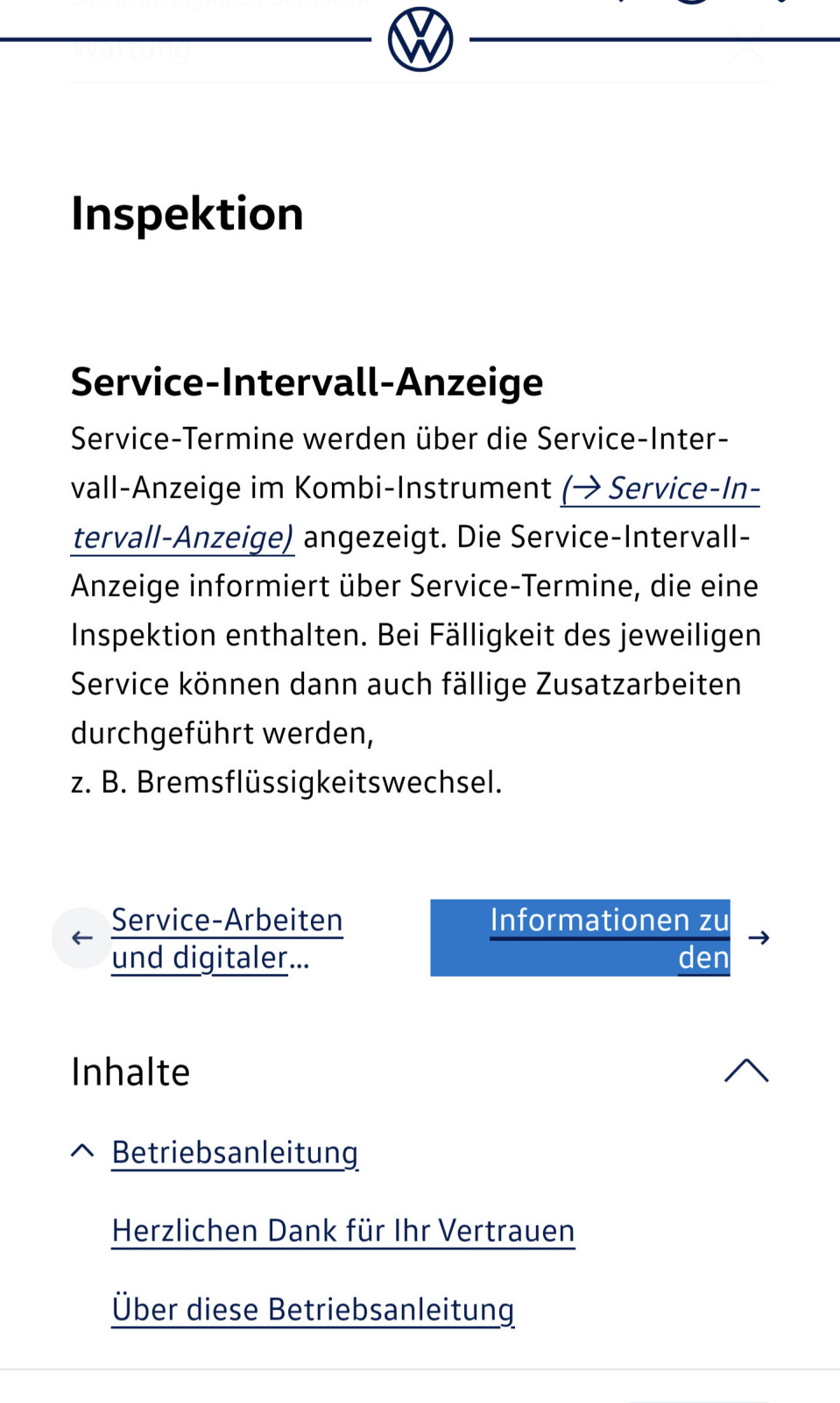 Wartungsintervall Hybrid