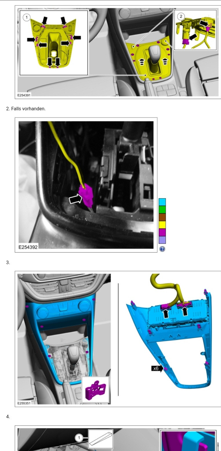 USB-Anschluß neben Schaltknauf wechseln