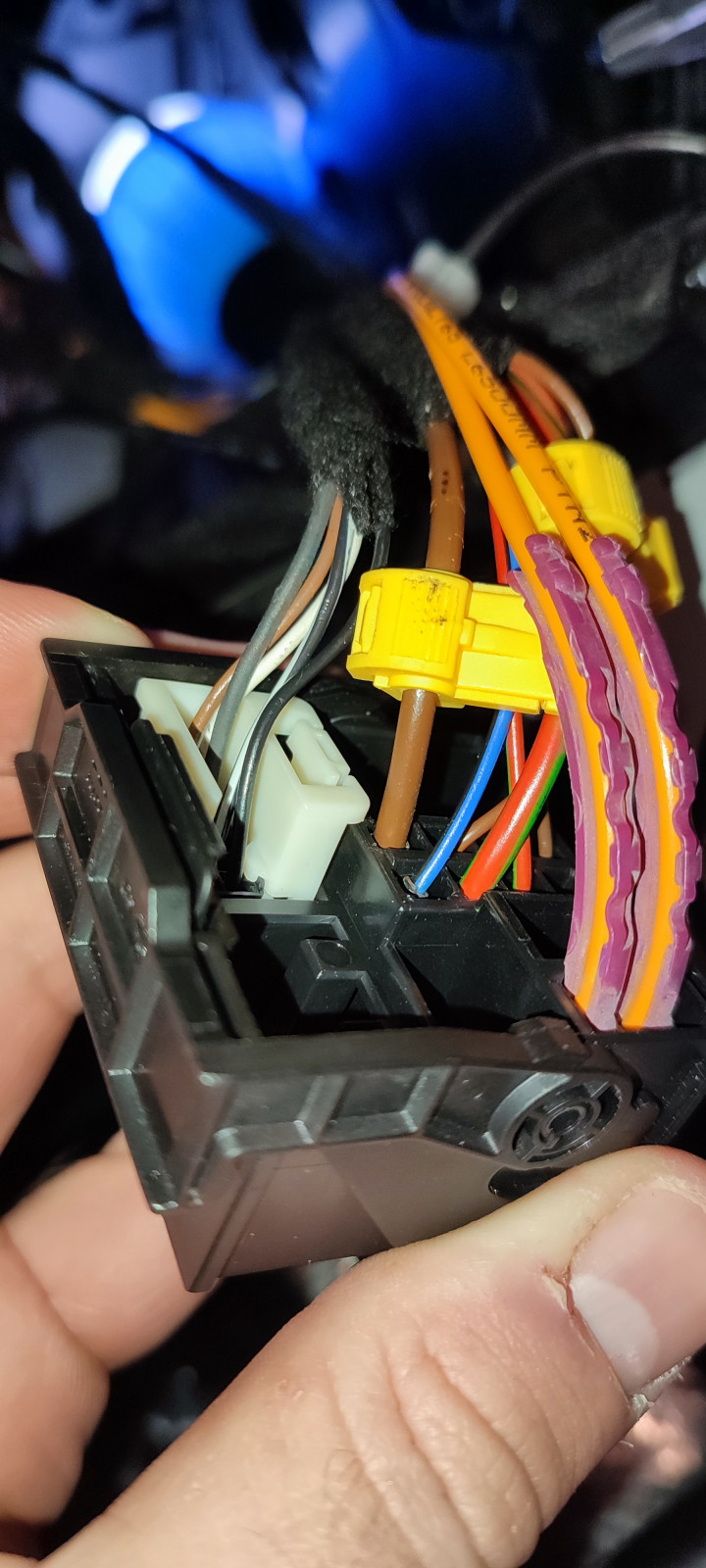 Welche Kabeln sind die Lautsprecher Kabeln?