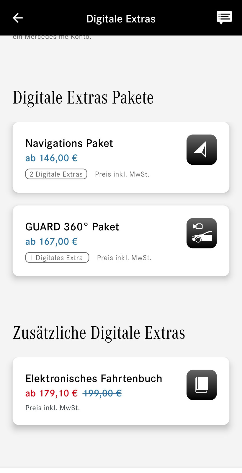 Standheizung/-belüftung Steuerung über Mercedes me