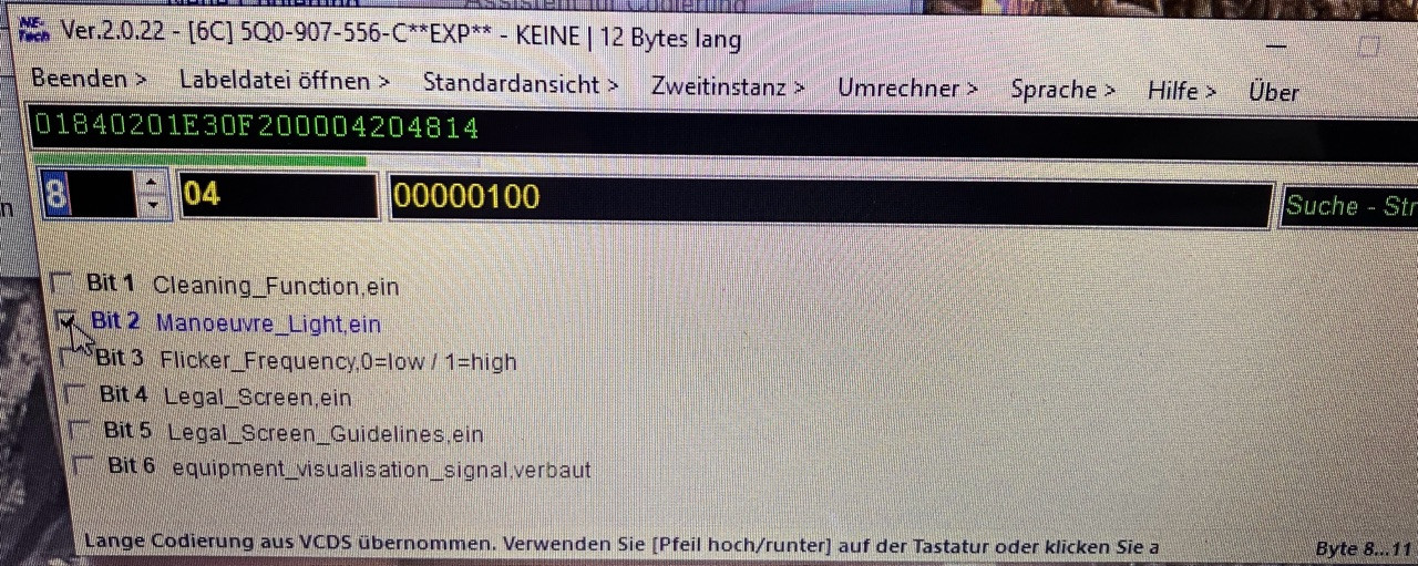 Sammelthread: Mögliche Codierungen mit VCDS beim Passat B8