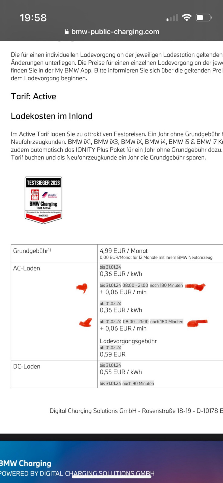 IX1 OS8 07/2023.35 - Bevorzugte Ladepartner - Ionity