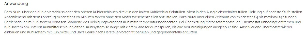 Kühlwasser-Reinigung