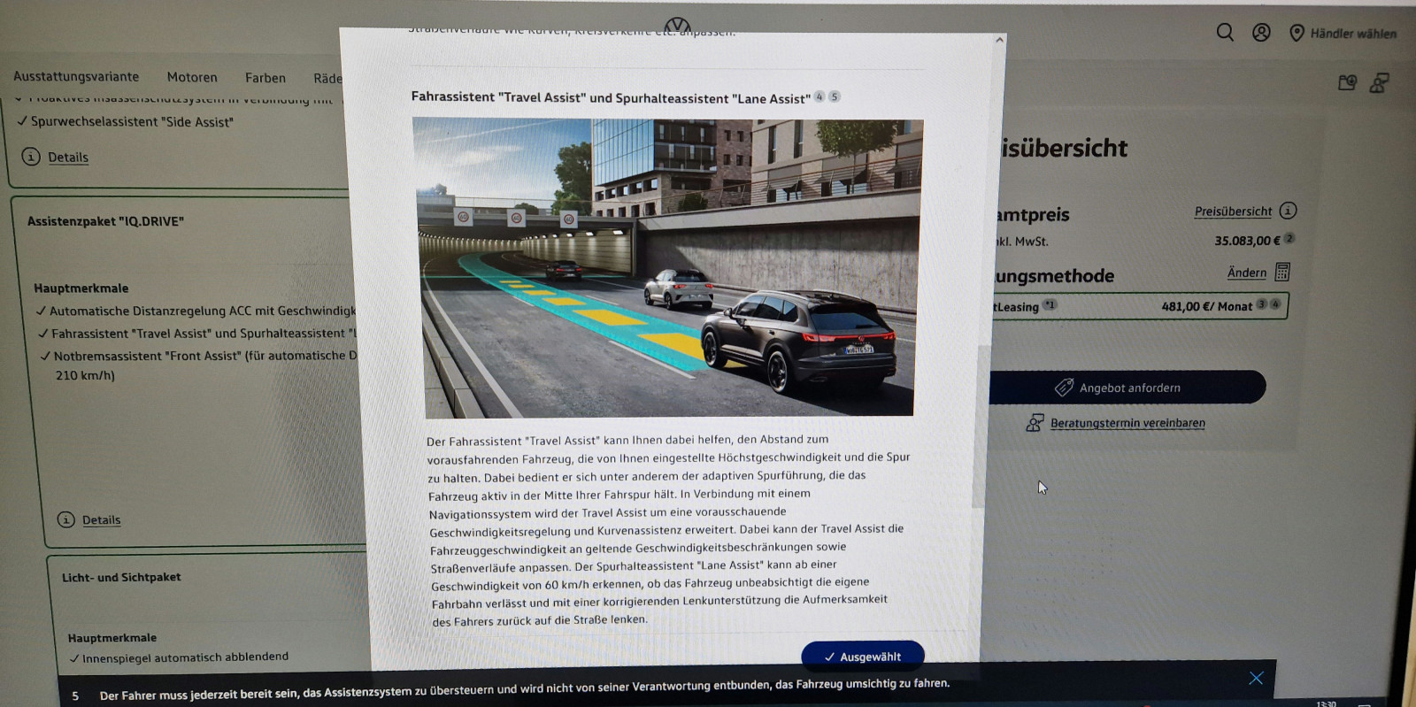 T-Cross Travel Assist und die Verkehrszeichen