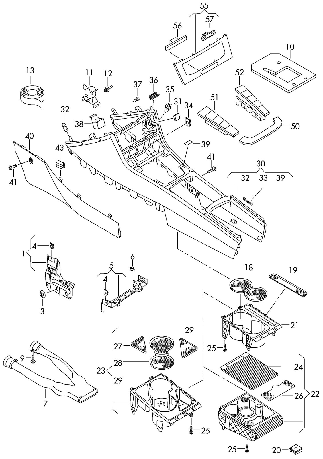 Becherhalter untypisch