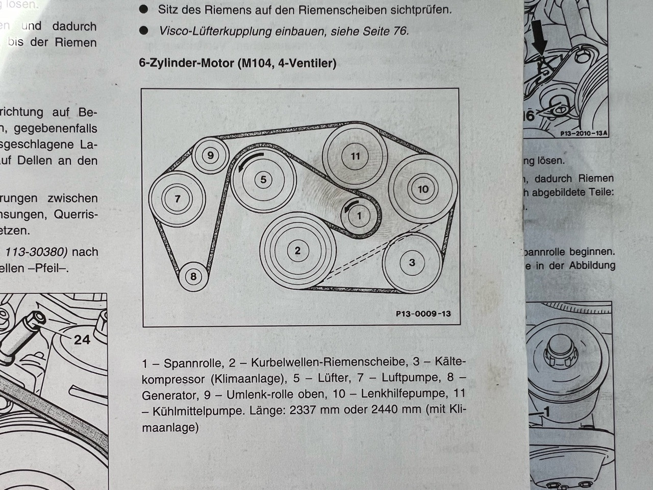 Sekundärluftpumpe/Luftpumpe M104 300 24V