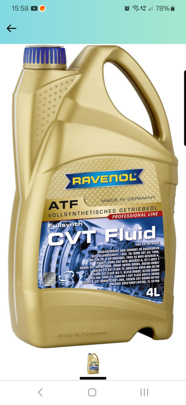 Ölwechsel beim Multitronic Getriebe