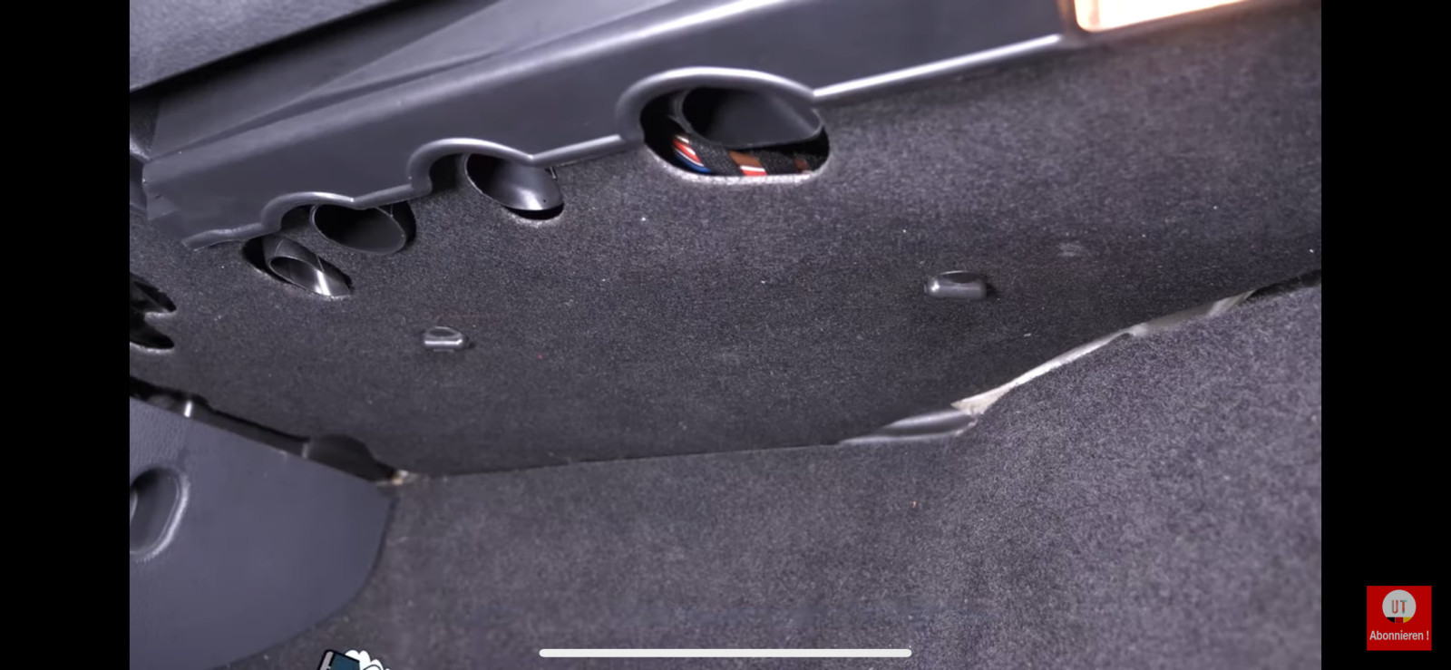 Abdeckung vom Innenraumfilter