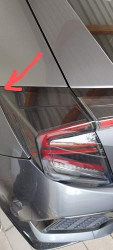 Von innen Seite stand der steg zu weit