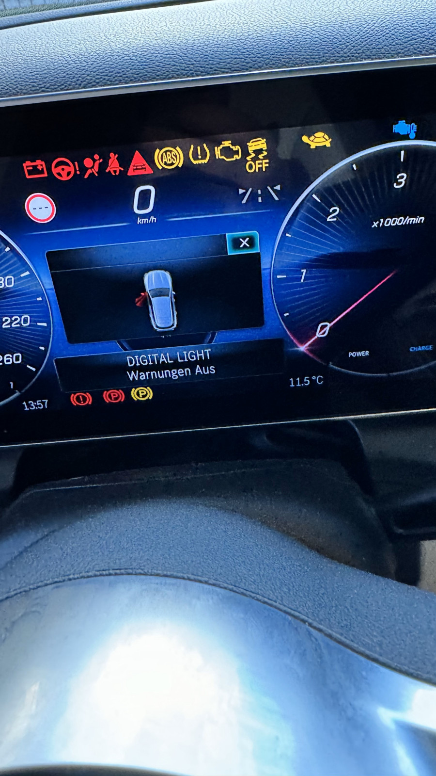 Digital Light Warnungen aus