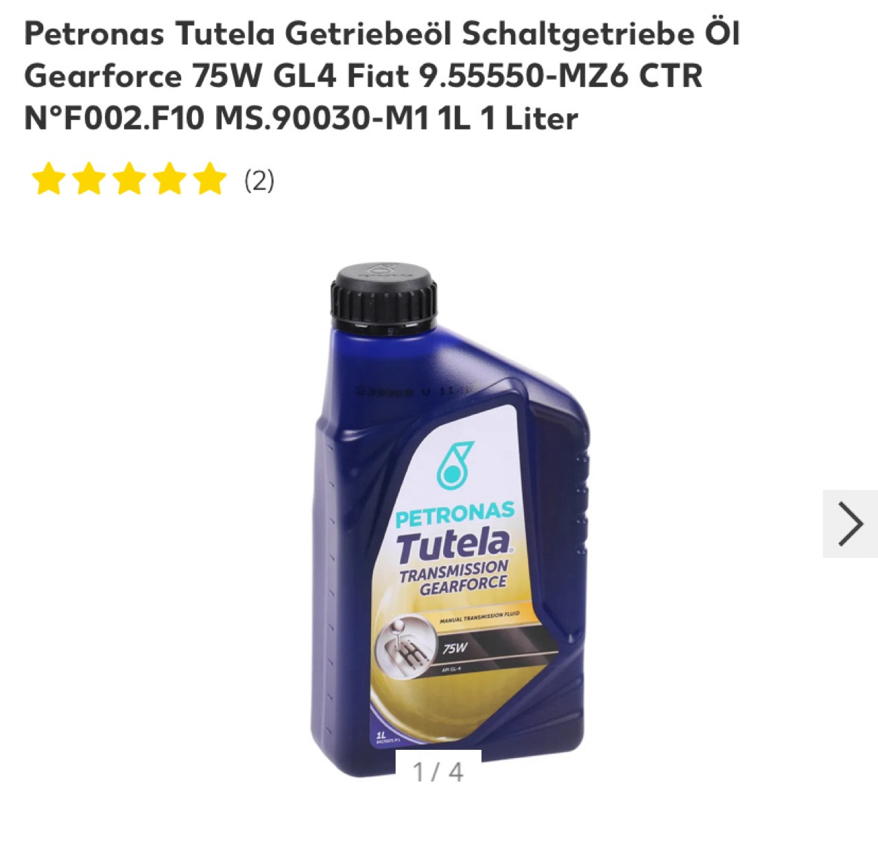 Welches Getriebeöl Fiat 500L Schalter?