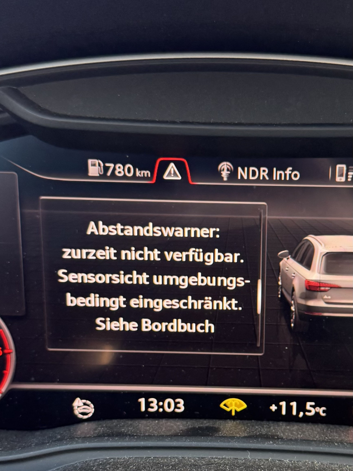 A4 B9 Radarsensor Problem