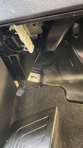 Fußraum FS, k. Abdckng vorh. OBD