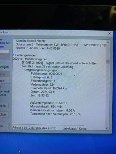 Klimaanlage lässt sich nicht einschalten - Startseite Forum Auto A...