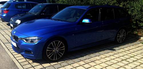 F31 LCI mit M-Paket in Estoril Blau met.