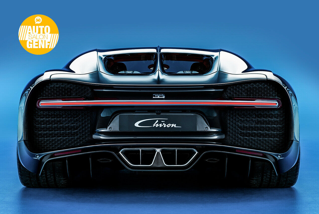 1.500 PS stark, 420 km/h schnell: Bugatti zeigt in Genf den Chiron