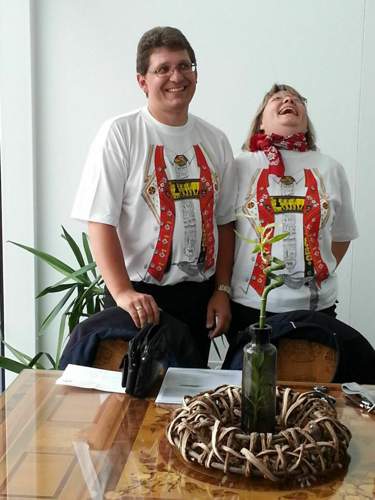 Glückliches Orga-Team