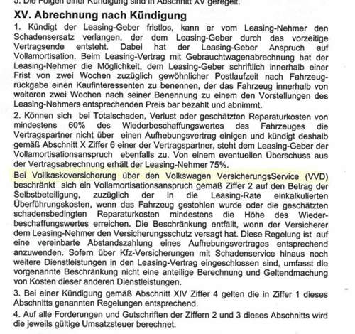 Vw-leasingvertrag