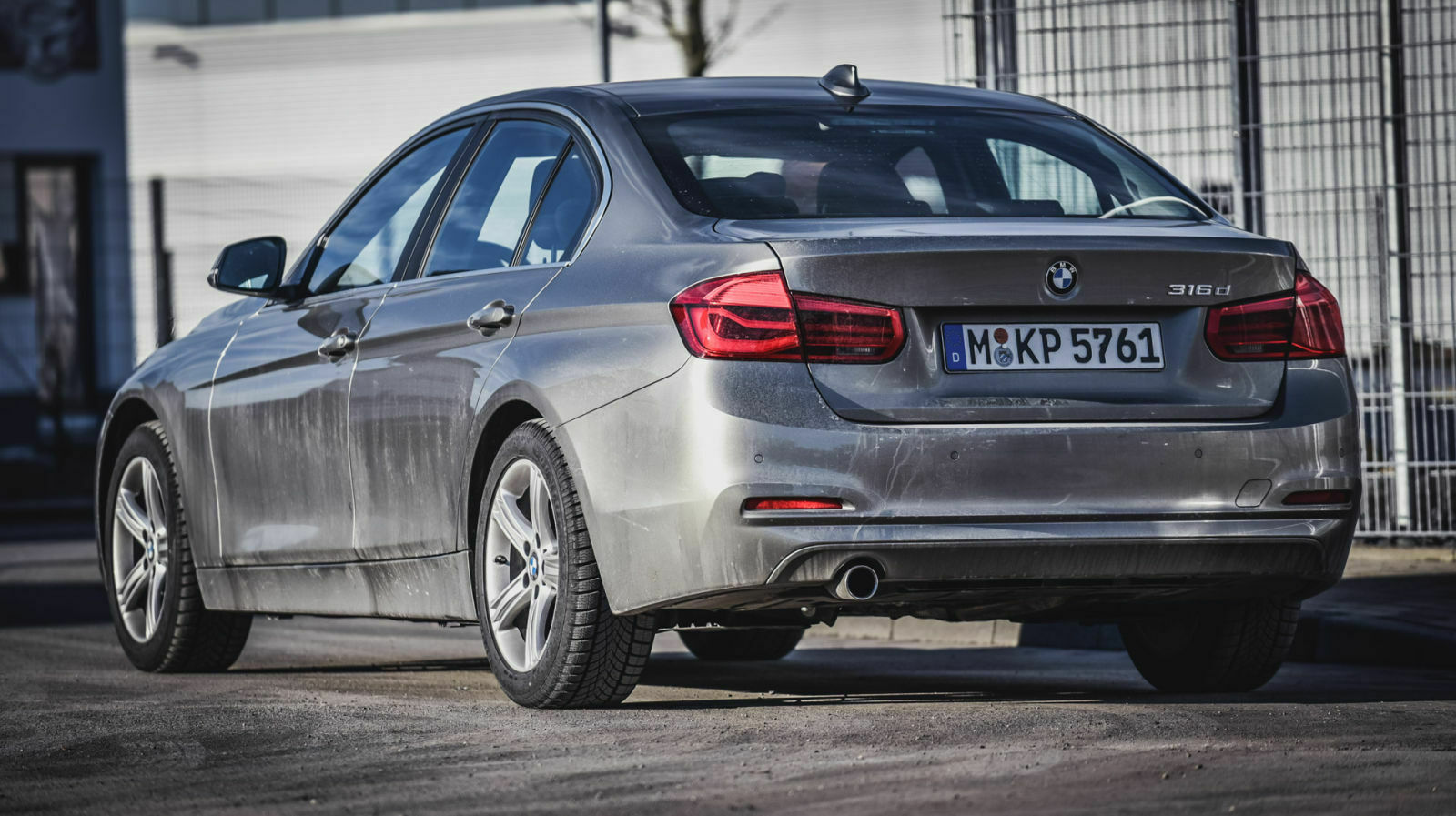 BMW F30 316d: Heckansicht
