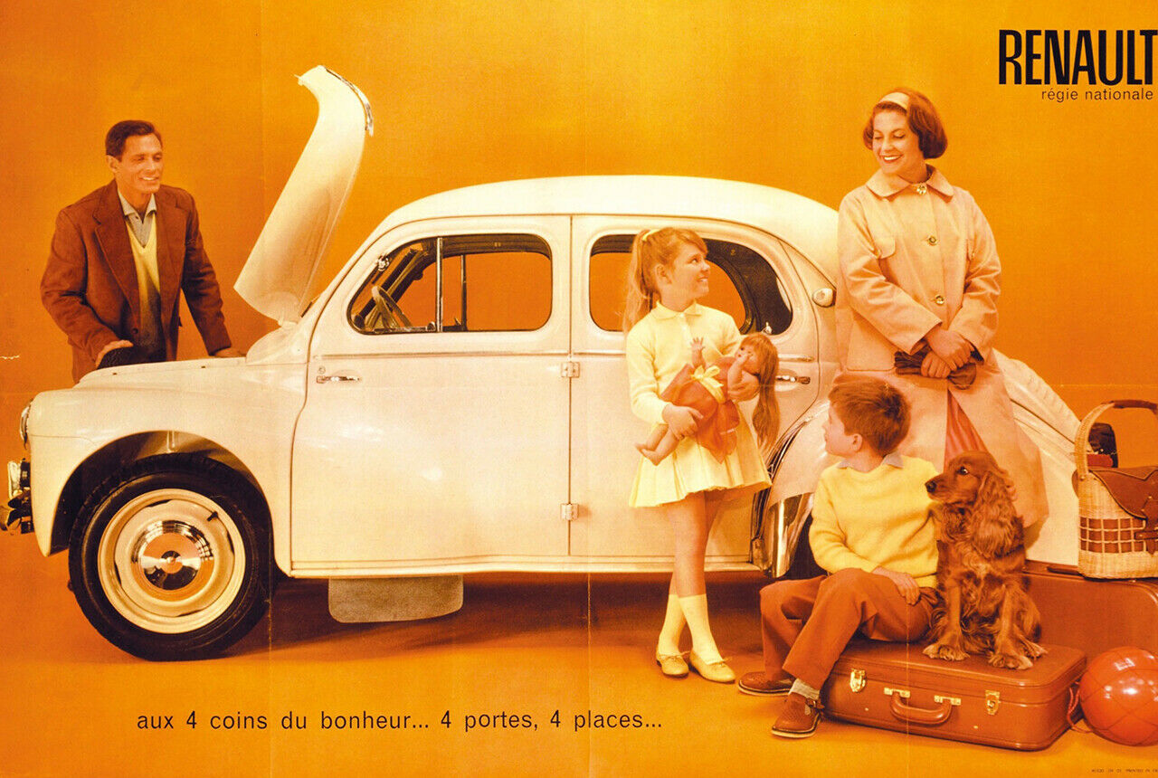 Beim Marktstart musste sich der Renault 4 CV mit dem VW Käfer messen